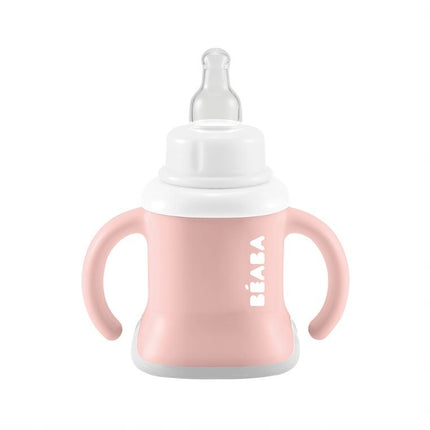 Beaba 3-in-1 Evolutive Training Cup - Old Pink