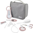 Beaba Hanging Toiletry Pouch With 9 Accessories - Old Pink