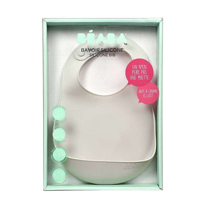 Beaba Silicone Bib - Light Mist