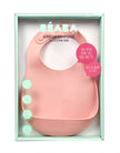 Beaba Silicone Bib - Old Pink