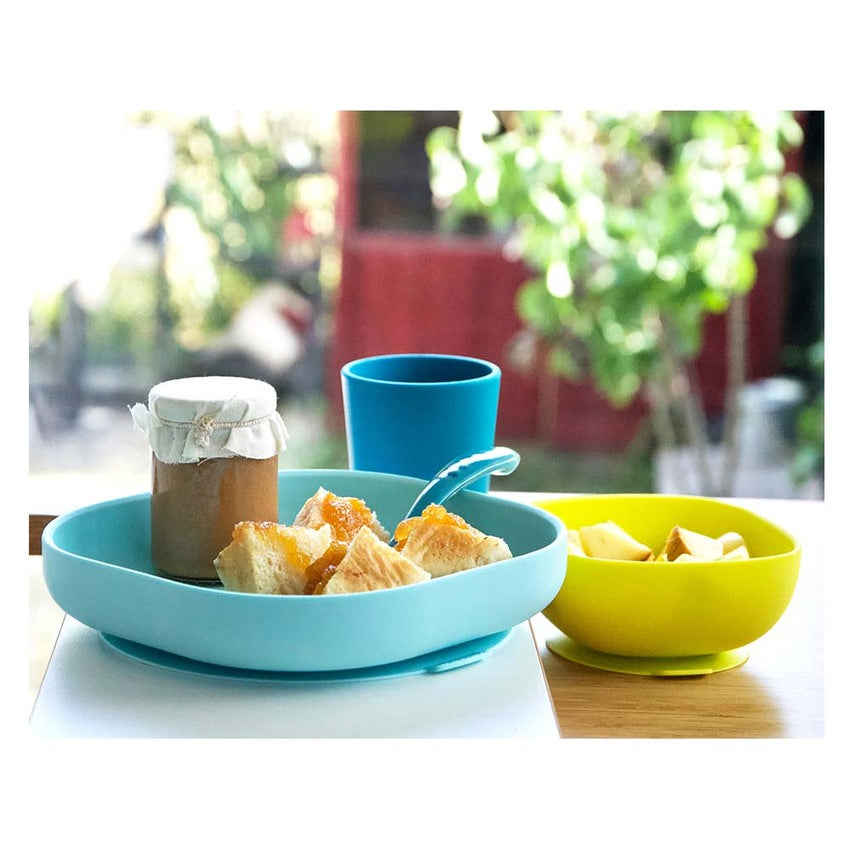 Beaba Silicone Meal Set of 4 - Blue