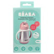 Beaba Stainless Steel Straw Cup - Old Pink