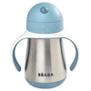 Beaba Stainless Steel Straw Cup - Windy Blue