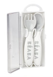 Beaba Training Fork And Spoon 2nd Age - Light Mist