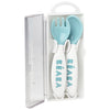 Beaba Training Fork And Spoon 2nd Age - Windy Blue