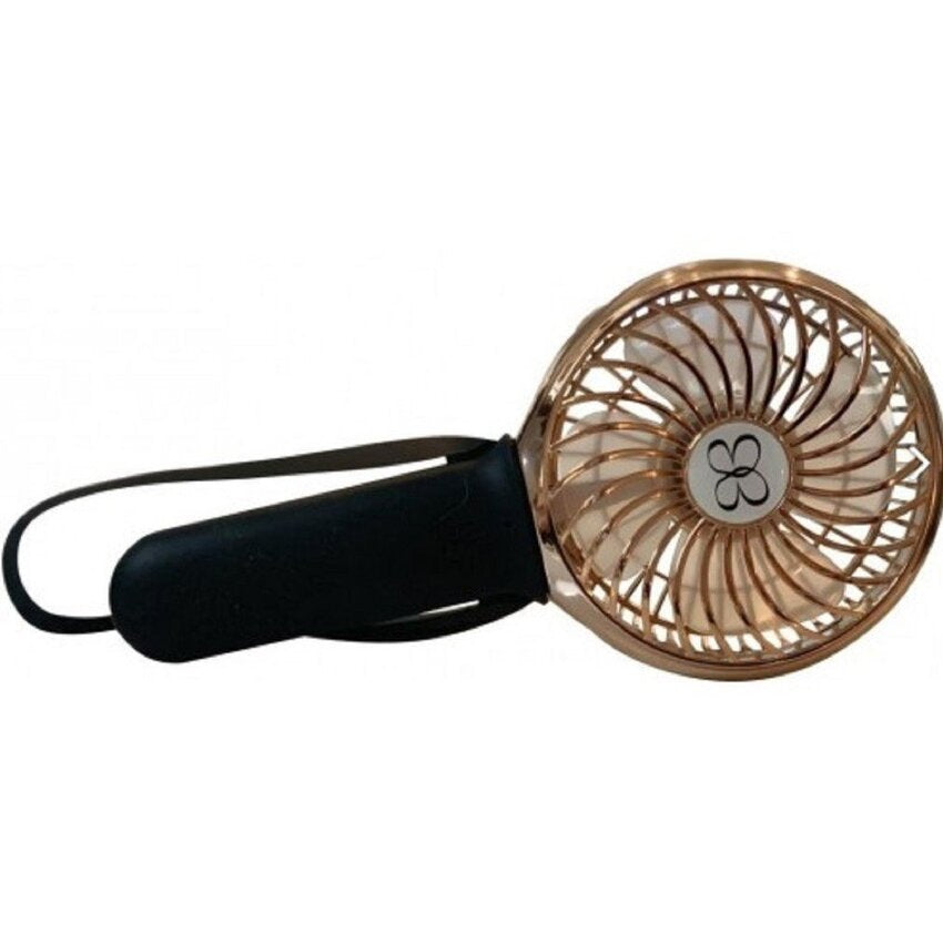 Buggygear 3 Speed Rechargeable Turbo Fan - Black/Rose Gold