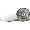 Buggygear 3 Speed Rechargeable Turbo Fan - White/Chrome