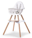 Childhome Bundle Evolu 2 Chair Natural White + Angel Cushion Grey