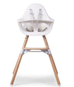 Childhome Bundle Evolu 2 Chair Natural White + Angel Cushion Grey