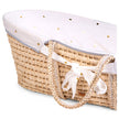 Childhome Bundle Moses Basket + Mattress + Cover Gold Dots