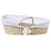 Childhome Bundle Moses Basket + Mattress + Cover Gold Dots