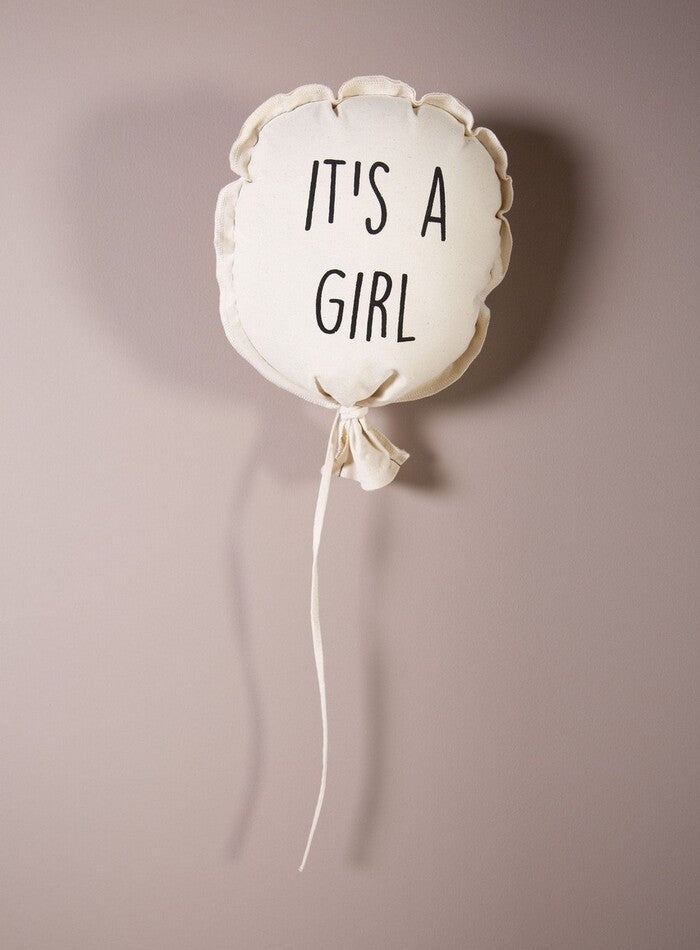 Childhome Canvas Balloon - It's A Girl