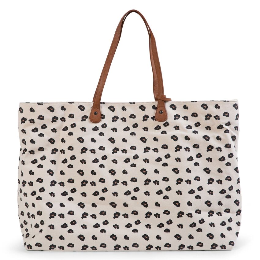 Childhome Family Bag - Canvas Leopard