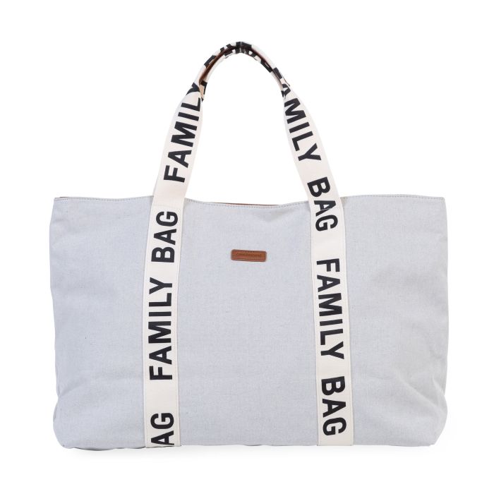 Childhome Family Bag Signature Canvas Off-White