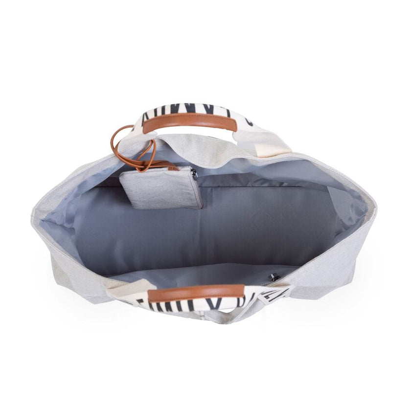 Childhome Family Bag Signature Canvas Off-White