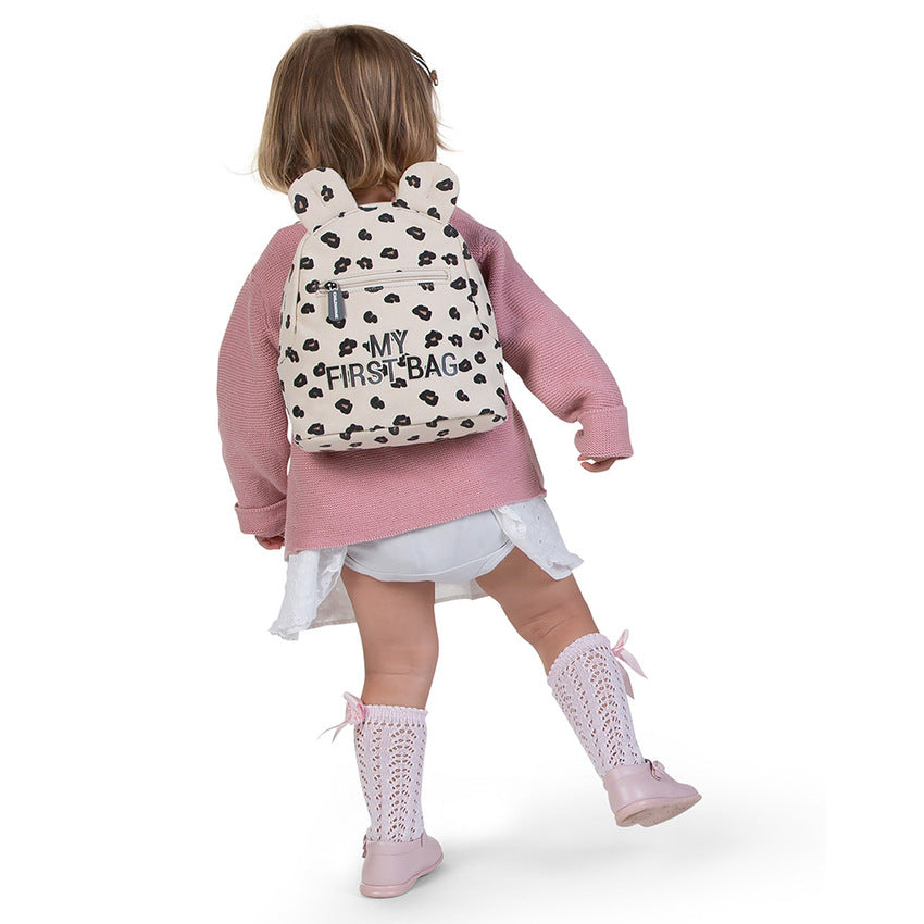 Childhome Kids My First Bag - Canvas Leopard