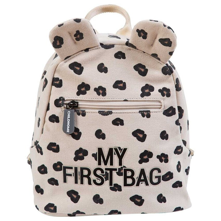 Childhome Kids My First Bag - Canvas Leopard