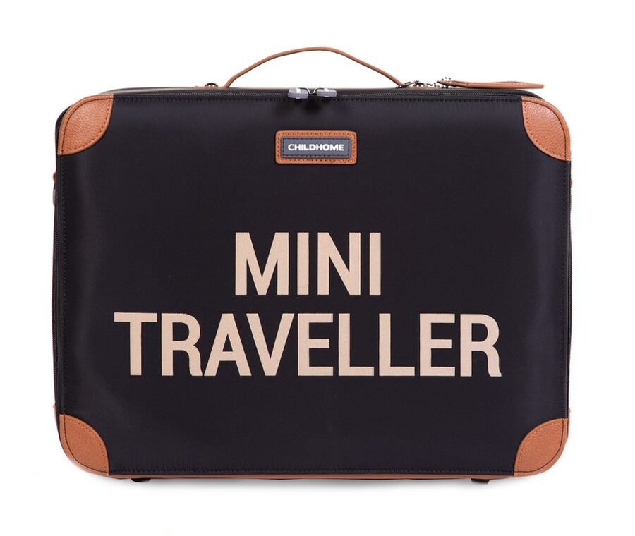 Childhome Mini Traveller Kids Suitcase - Black Gold