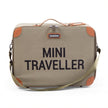 Childhome Mini Traveller Kids Suitcase - Khaki Canvas