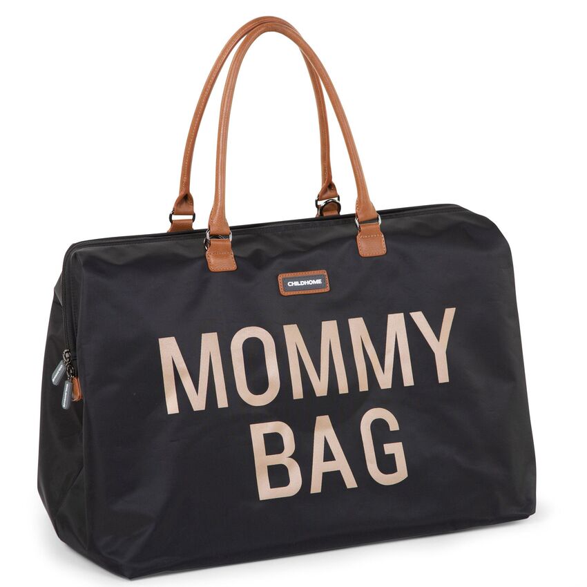 Childhome Mommy Bag Big - Black / Gold