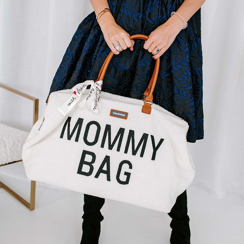 Childhome Mommy Bag Big - Teddy Off White