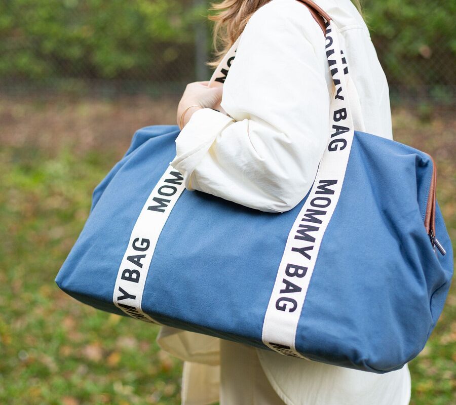 Childhome Mommy Bag Signature Canvas Indigo