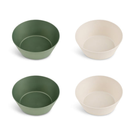 Citron 2022 PLA Bowl Set of 4 - Green/Cream