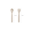 Citron 2022 PLA Cutlery Set of 2 and Case - Green/Cream