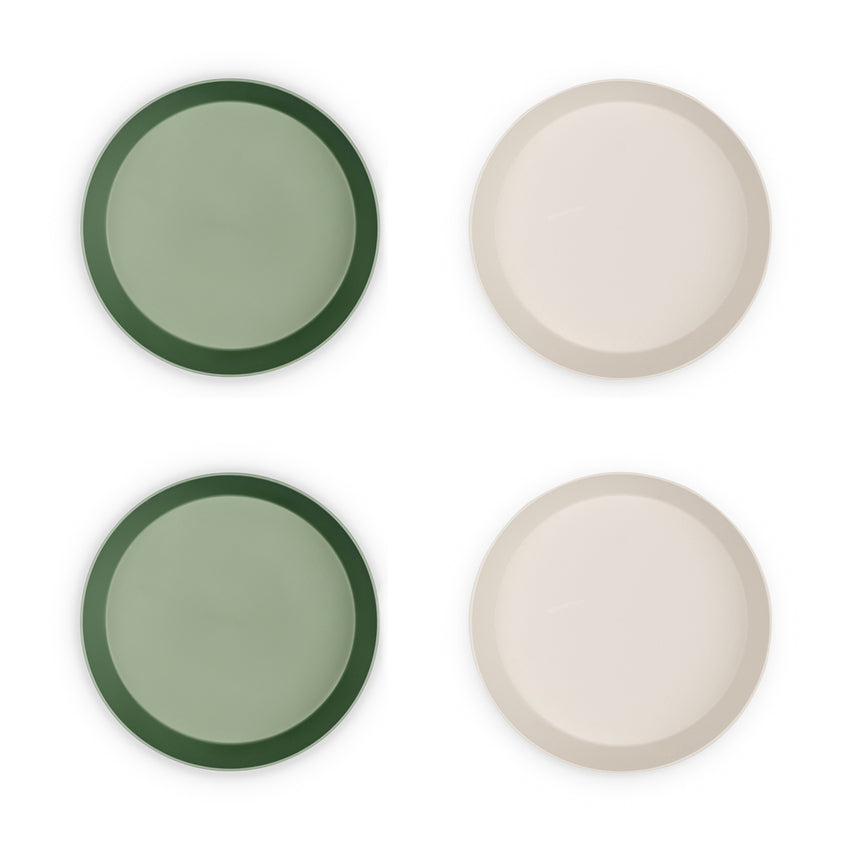 Citron 2022 PLA Plate Set of 4 - Green/Cream