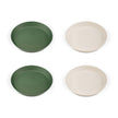 Citron 2022 PLA Plate Set of 4 - Green/Cream