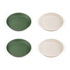 Citron 2022 PLA Plate Set of 4 - Green/Cream