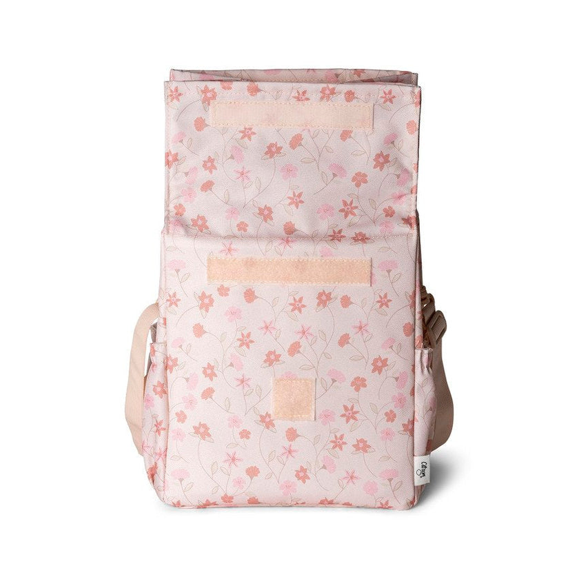 Citron Insulated Rollup Lunchbag Flower