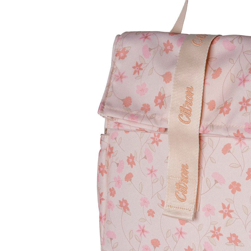 Citron Insulated Rollup Lunchbag Flower