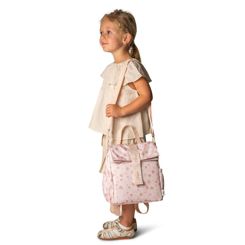 Citron Insulated Rollup Lunchbag Flower