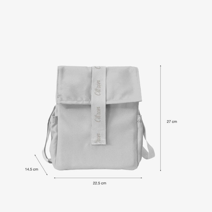 Citron Insulated Rollup Lunchbag Flower