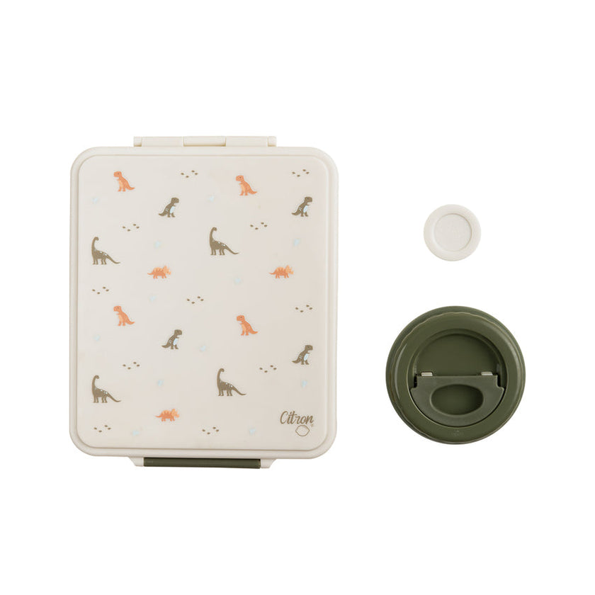 Citron Grand Lunchbox w/ Food Jar - Dino