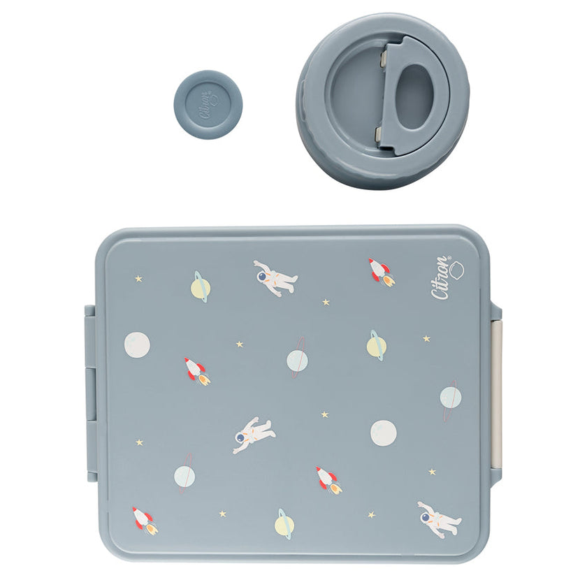 Citron Grand Lunchbox w/ Food Jar Spaceship