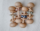 Classical Child Beech Rattle Linen