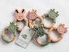 Classical Child Teether Giraffe Sage Green