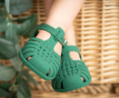 Classical Child Jelly Sandals - Myrtle Green