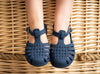 Classical Child Jelly Sandals - Navy