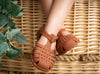 Classical Child Jelly Sandals - Rust