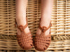 Classical Child Jelly Sandals - Rust