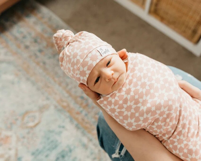 Copper Pearl Top-Knot Hats - Star