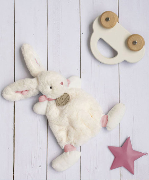 DouDou Et Compagnie Bunny Bonbon Comforter 26cm Pink