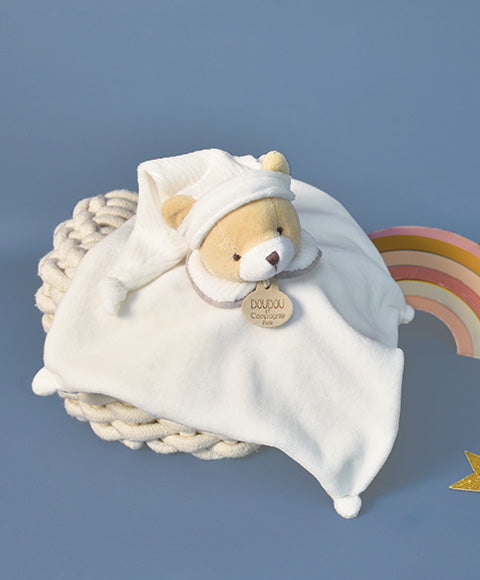 DouDou Et Compagnie Comforter Bear 25cm Beige