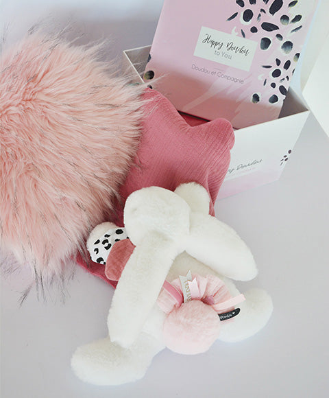 Doudou Et Compagnie Happy Blush Bunny 25cm Pink