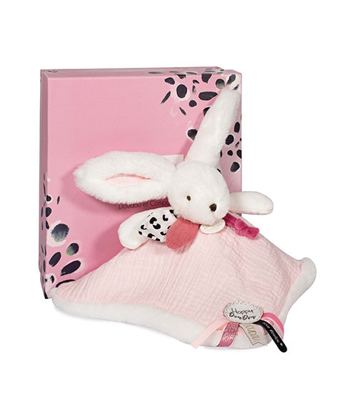 DouDou Et Compagnie Happy Blush Bunny Comforter 25cm Pink