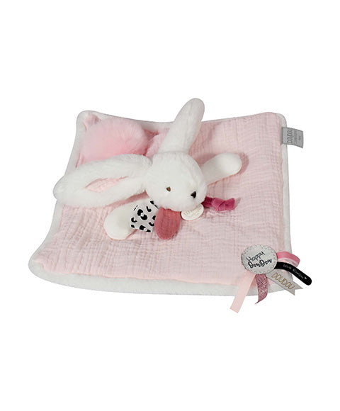 DouDou Et Compagnie Happy Blush Bunny Comforter 25cm Pink