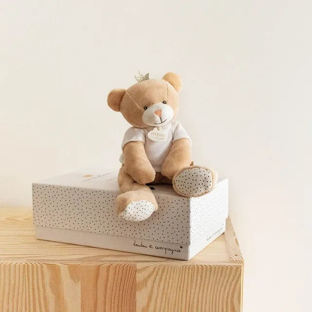 Doudou Et Compagnie Prince Bear 25cm Beige